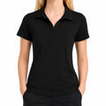 Damen Poloshirt Größe M Schwarz Kurzarm mit Kragen
